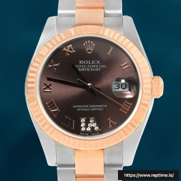 ロレックス デイトジャスト 31mm 178271 ユニセックス ローズゴールドトーン