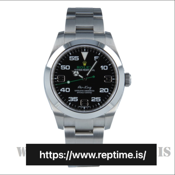 ロレックスエアキング116900.1メンズブラック40MM