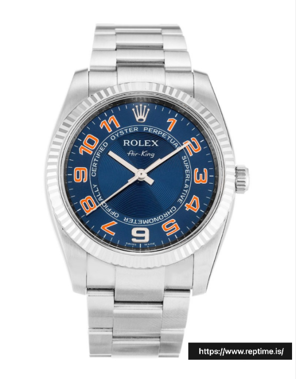 ロレックスエアキング114234ユニセックス自動34 MM
