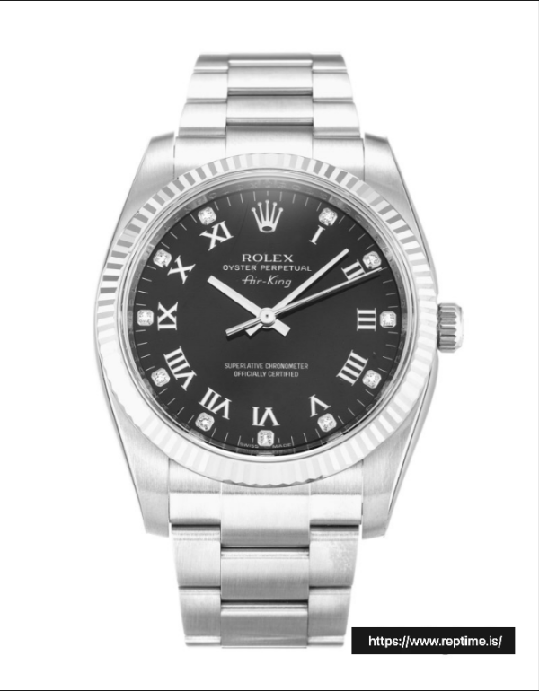 ロレックスエアキング114234ユニセックス自動34 MM