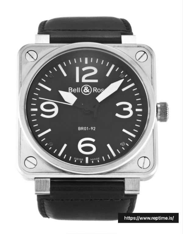 ベルとロスBR01 - 92スチールメンズオートマチック46 MMの