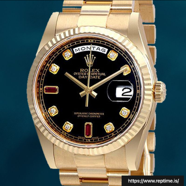ロレックス デイデイト 36mm 118238BKDRP レディース ジュビリーブレスレット