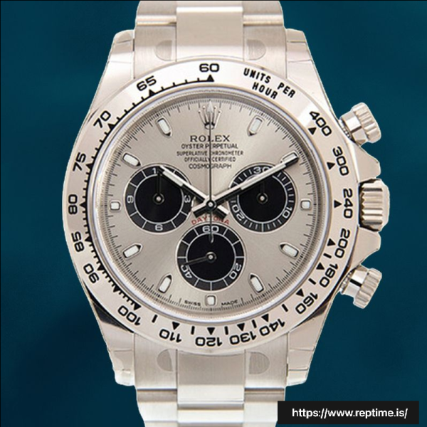 ロレックスデイトナ40ミリメートルm116509-0072メンズシルバートーンウォッチ