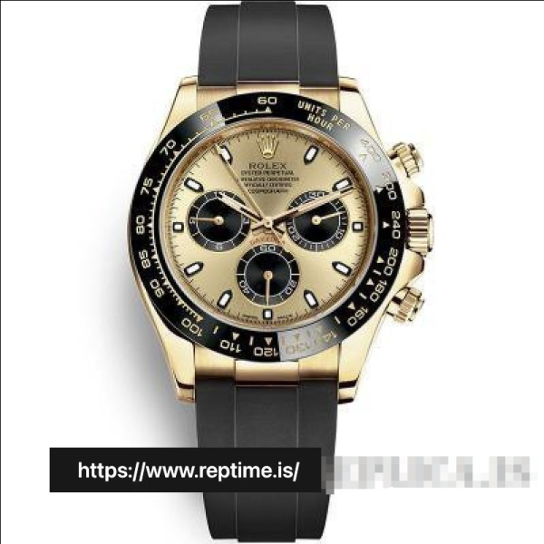 ロレックスデイトナ116518.2メンズゴールド＆ランプ;ブラック40MM