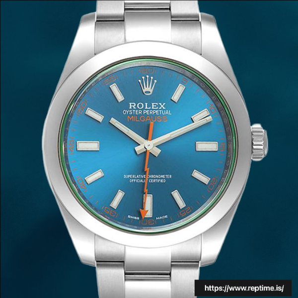 ロレックスMilgaussメンズ40ミリメートルm116400gv-0002自動スイスのレプリカ時計
