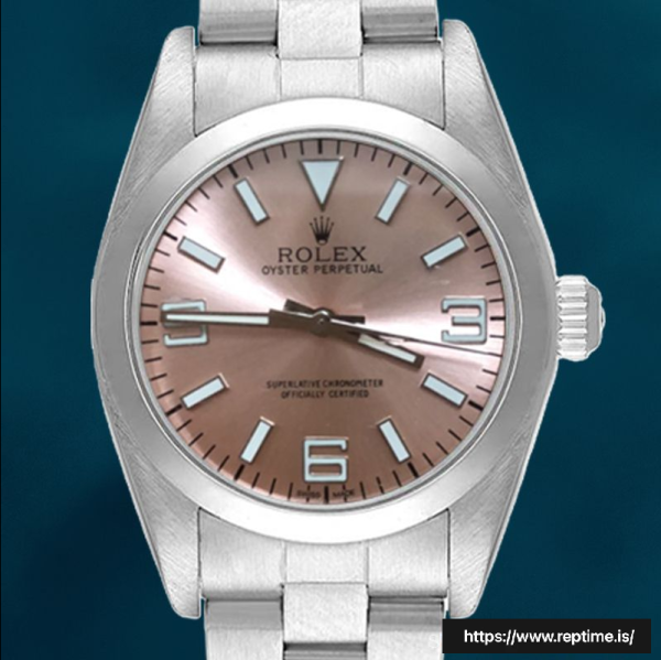 ロレックス オイスターパーペチュアル 36mm ユニセックス 76080 ピンク文字盤