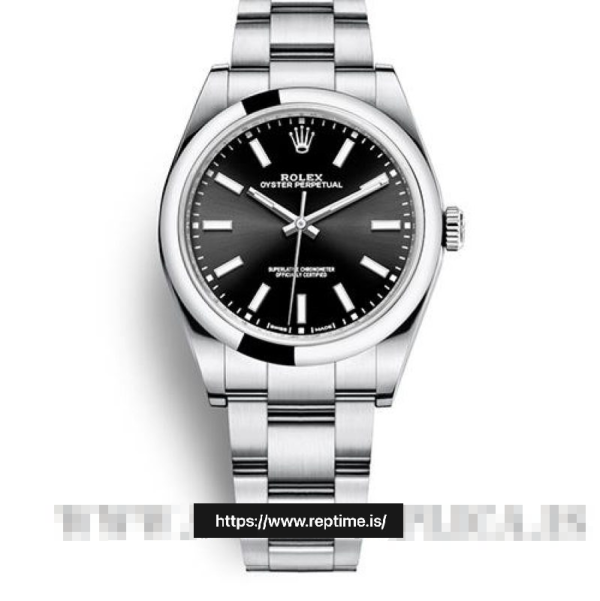ロレックスオイスターパーペチュアル114300.3女性ブラック39MM