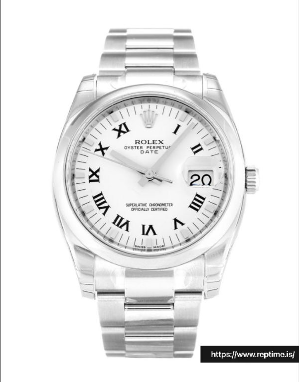 ロレックスオイスターパーペチュアルデイト115200ユニセックス自動34 MM