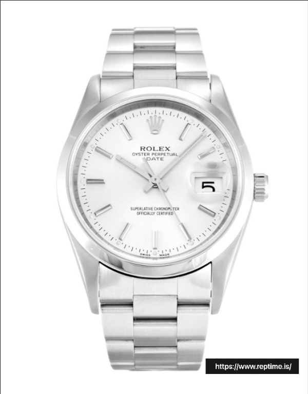 ロレックスオイスターパーペチュアルデイト15200ユニセックス自動34 MM