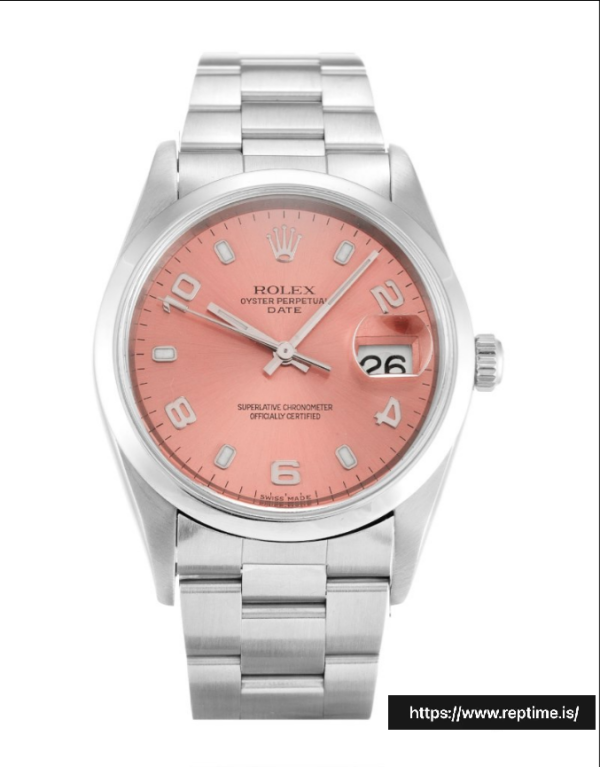 ロレックスオイスターパーペチュアルデイト15200ユニセックス自動34 MM