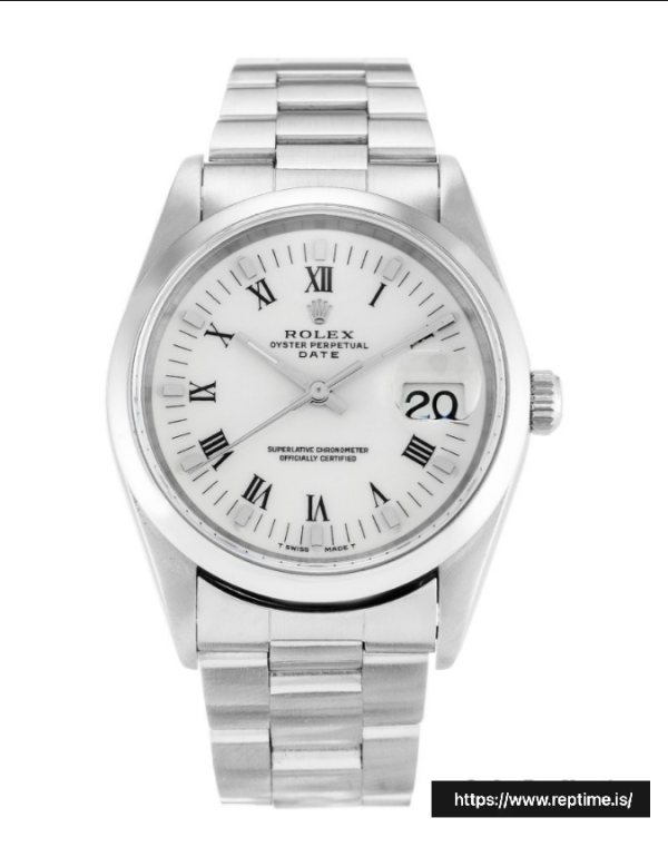 ロレックスオイスターパーペチュアルデイト15200ユニセックス自動34 MM