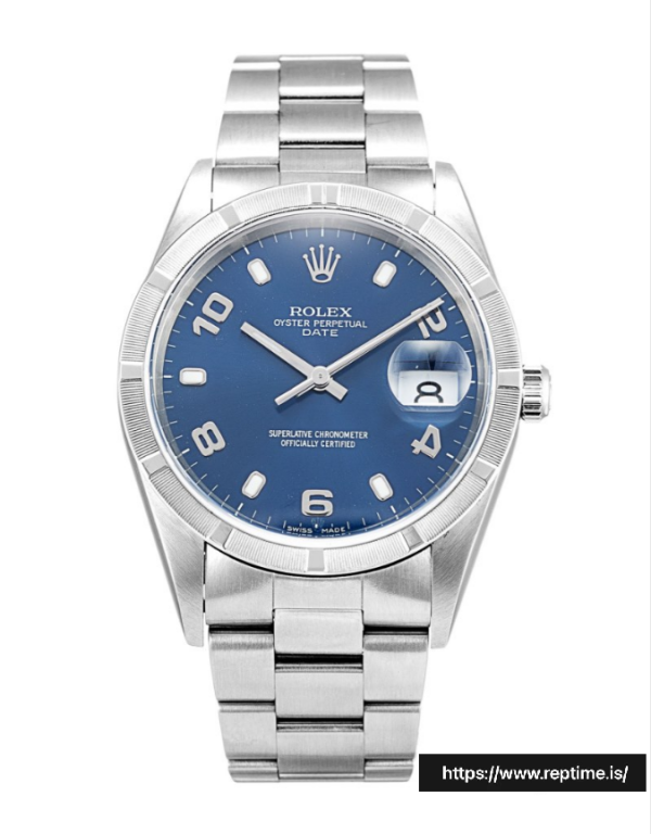 ロレックスオイスターパーペチュアルデイト15210ユニセックス自動34 MM