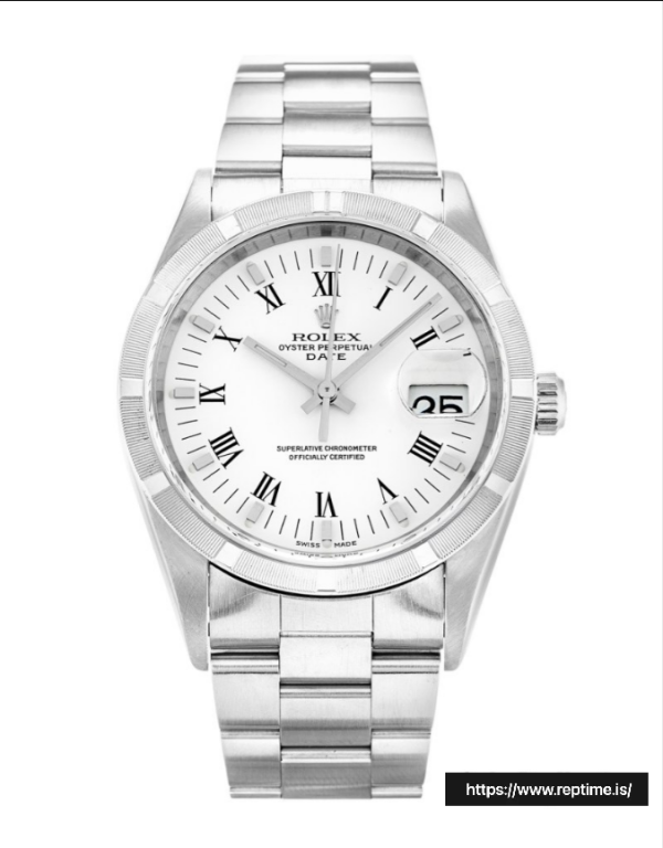 ロレックスオイスターパーペチュアルデイト15210ユニセックス自動34 MM