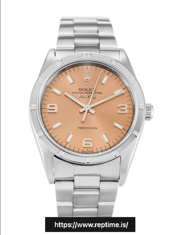 ロレックス エアキング オートマティック サーモン 14010M 34MM