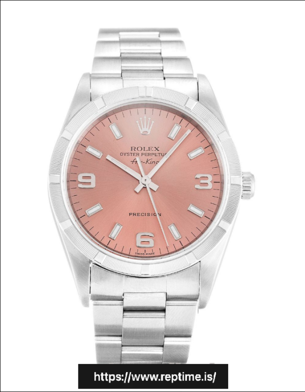 ロレックス エアキング オートマティック サーモン 14010M 34MM