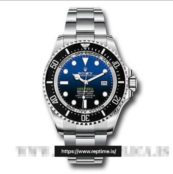 ロレックスシードゥエラー126660.2メンズブルー＆ランプ;ブラック44MM
