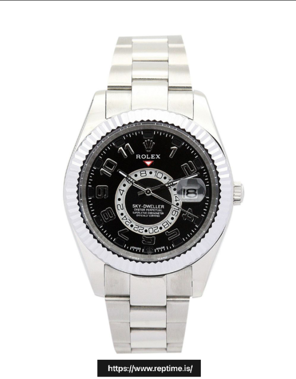 ロレックススカイドゥエラー自動ブラック326938 42MM