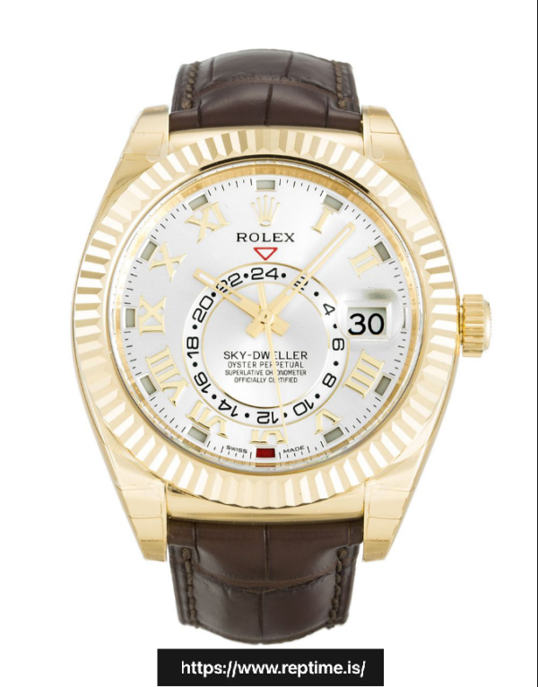ロレックススカイドゥエラー自動シルバー326138 42MM