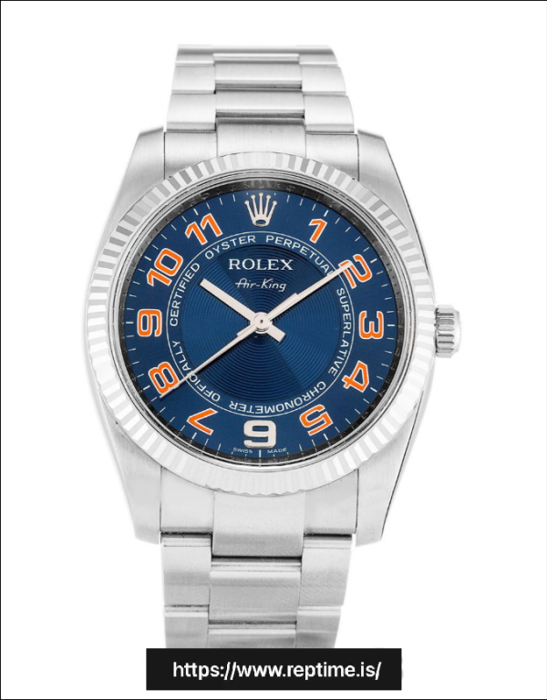 ロレックス・エアキング・オートマティック・ブルー 114234 34MM