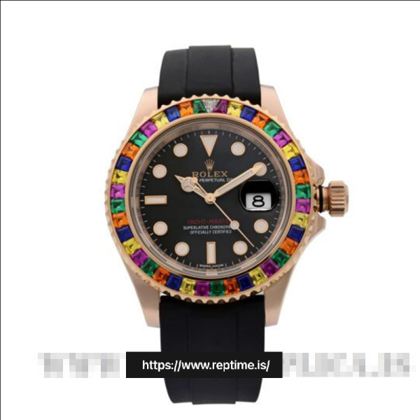 ロレックスヨットマスター116655.3メンズブラック40MM
