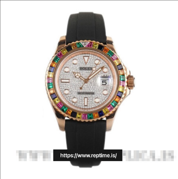 ロレックスヨットマスター116655.4メンズホワイト40MM