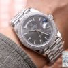 ROLEX DAY DATE GREY DIAL STAINLESS STEEL 40MM SWISS REPLICA m228349rbr.0008 - Image 12