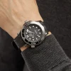 オメガシーマスターメンズオートマチックブラックラバーウォッチO21092442001001 - Image 5