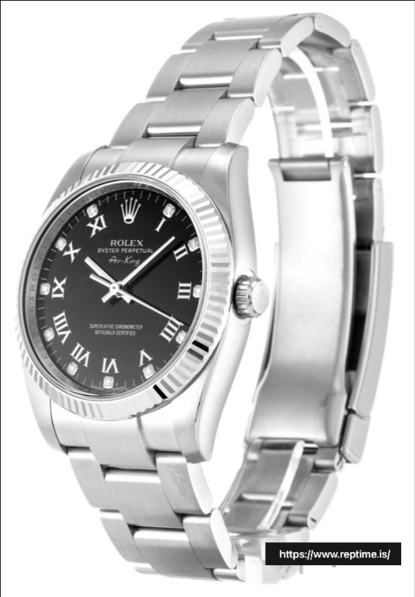 ロレックスエアキング114234ユニセックス自動34 MM - Image 2