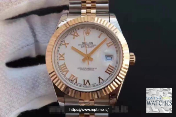 ロレックスデイトジャストホワイトダイヤルステンレススチール41ミリメートルスイスのレプリカ126333.008 - Image 2