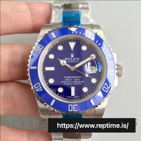 ロレックスサブマリーナ116619.1メンズブルー40MM - Image 2