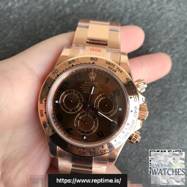 ロレックスデイトナブラウンダイヤル18Kローズゴールド40MMスイスレプリカm116505.0011 - Image 2