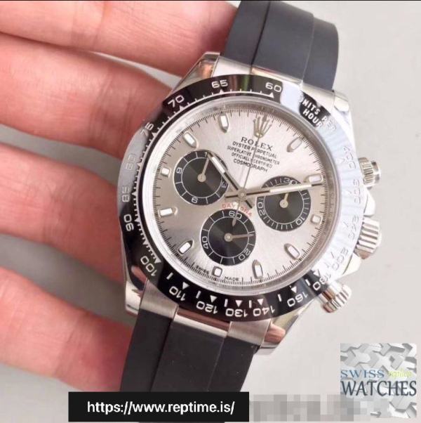 ROLEX DAYTONA COSMOGRAPH GRAY DIAL WATERPROOF 40MM SWISS REPLICA 116519ln.3 - Image 2