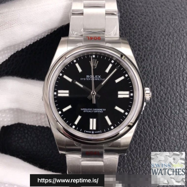 ロレックスオイスターパーペチュアルブラックダイヤルステンレススチール41MMスイスレプリカm124300.0002 - Image 2