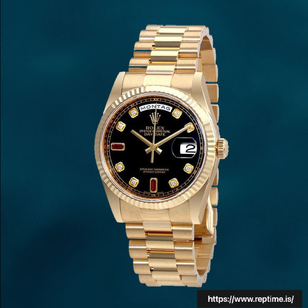 ロレックス デイデイト 36mm 118238BKDRP レディース ジュビリーブレスレット - Image 2