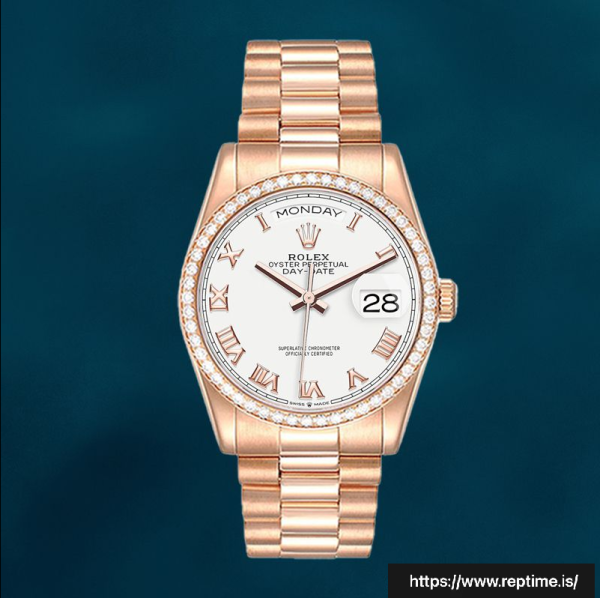 ロレックス デイデイト 36mm メンズ m128345rbr-0054 ホワイトダイヤル - Image 2