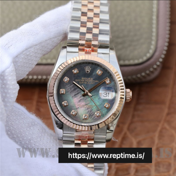 ロレックスデイトジャスト116231ユニセックス自動36MM - Image 2