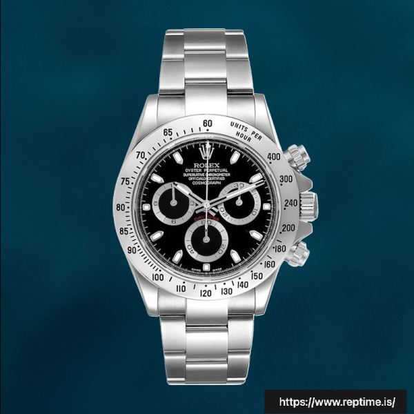 ロレックスデイトナ116520BKSO 40mm メンズ シルバートーン - Image 2