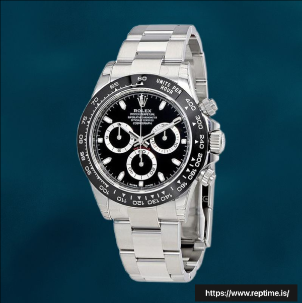 ロレックスデイトナ40mmメンズm116500ln-0002シルバートーンブラックダイヤル - Image 2