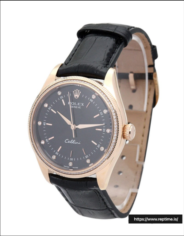 ロレックスチェリーニ4233/8メンズクォーツ40 MM - Image 3