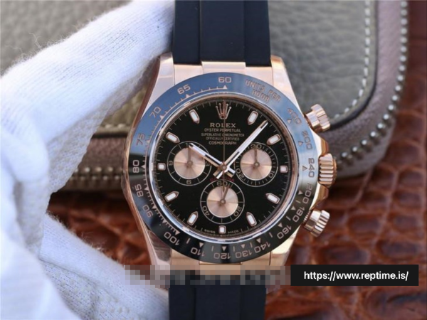 ロレックスデイトナ116515ln.1メンズブラック＆ランプ;ローズ40MM - Image 2