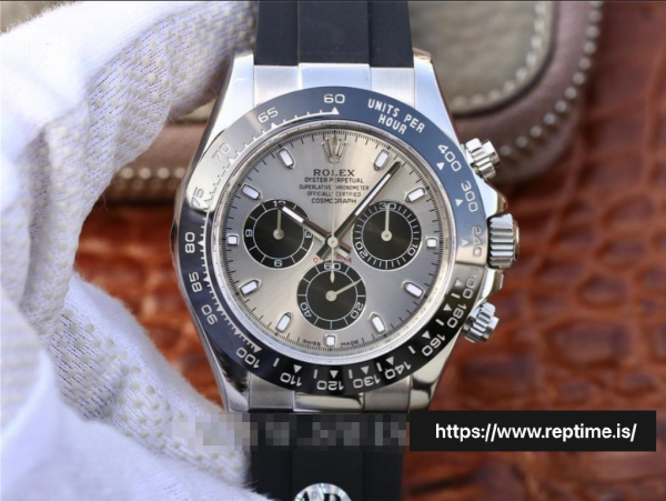 ロレックスデイトナ116519ln.2ユニセックスグレー＆ランプ;ブラック40MM - Image 2