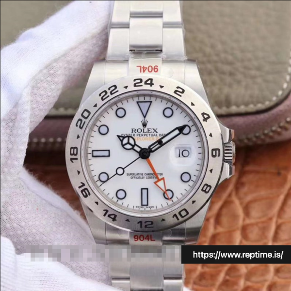 ロレックスエクスプローラー216570.2メンズホワイト42MM - Image 2