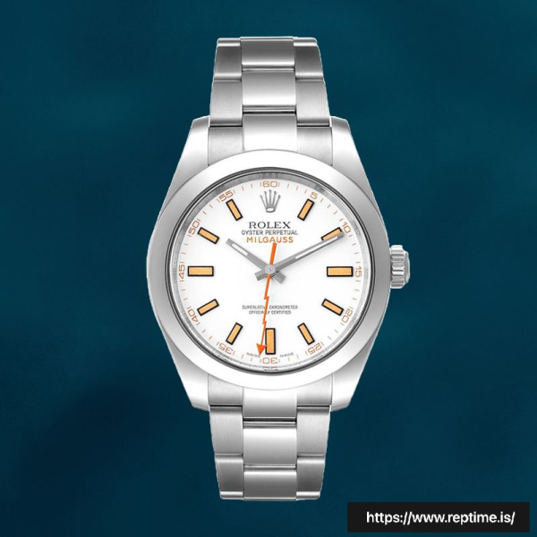 ロレックスミルガウス116400-72400メンズ40ミリメートルオイスターブレスレット - Image 2