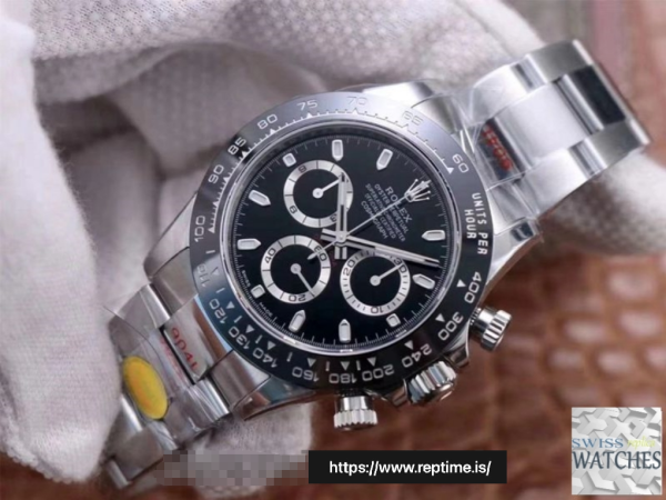 ロレックスコスモグラフデイトナブラックダイヤルステンレススチール40ミリメートルスイスのレプリカM116500LN-0002 - Image 2