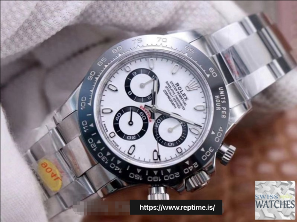 ロレックスコスモグラフデイトナホワイトダイヤルスクラッチプルーフ40ミリメートルスイスのレプリカM116500LN-0001 - Image 2