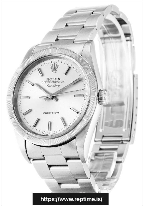 ロレックス・エアキング・オートマティック・シルバー14010M 34MM - Image 2