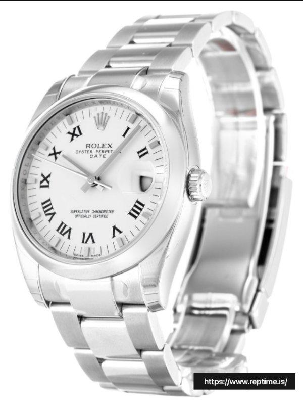 ロレックスオイスターパーペチュアルデイト115200ユニセックス自動34 MM - Image 2
