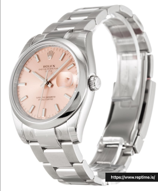 ロレックスオイスターパーペチュアルデイト115200ユニセックス自動34 MM - Image 2