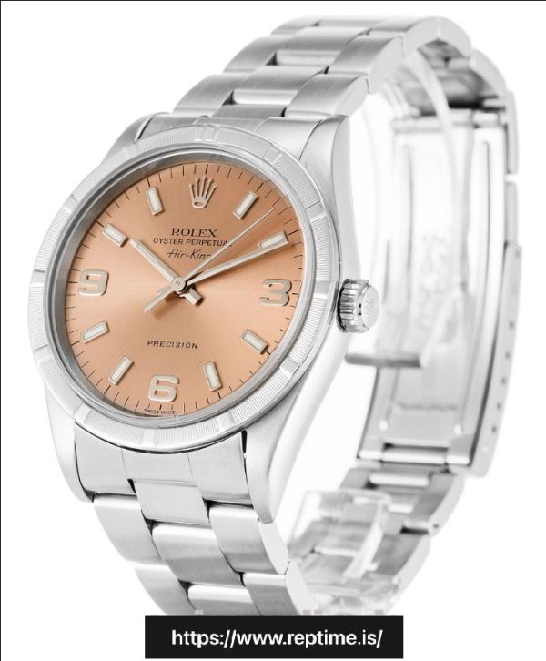 ロレックス エアキング オートマティック サーモン 14010M 34MM - Image 2