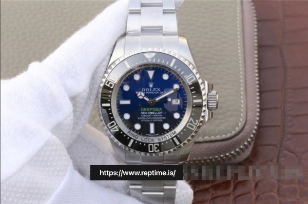 ロレックスシードゥエラー126660.2メンズブルー＆ランプ;ブラック44MM - Image 2